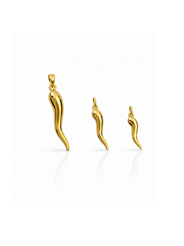 “ Italian Cornicello” Pendant - 14k Or 10K Gold