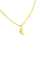 “Playful Dolphin” Pendant - 14k Gold