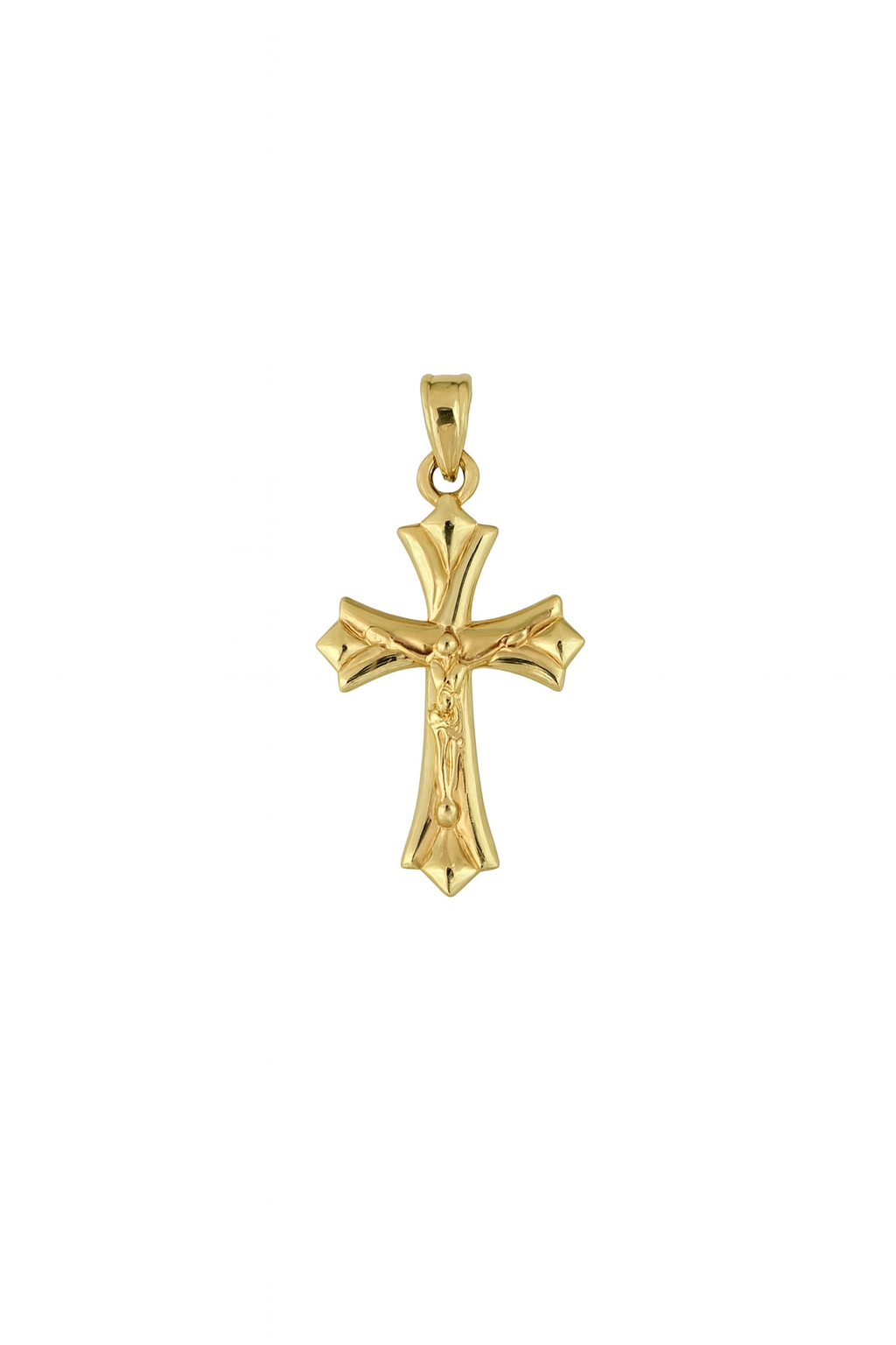 “Protective Cross” Pendant – 10k Solid Gold