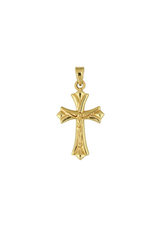 “Protective Cross” Pendant – 10k Solid Gold