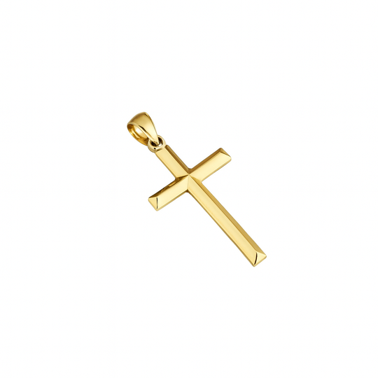 “Classic Faith” Pendant – 14k Solid Gold