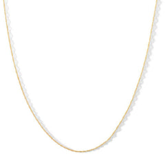“Singapore Twist” Chain – 14k Solid Gold