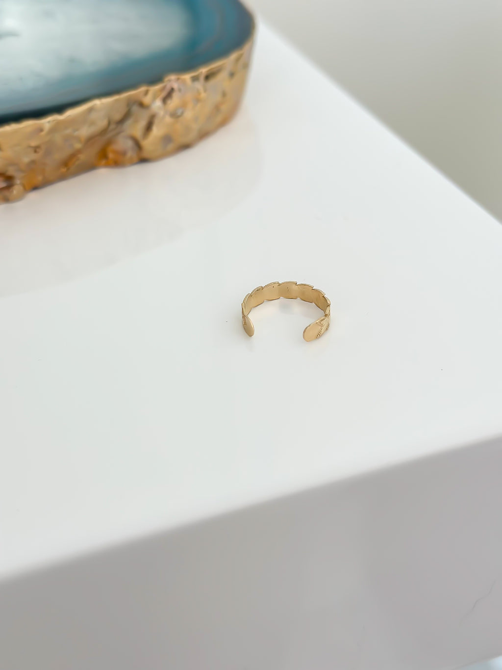 “Botanic Twist” Toe Ring - 14k Gold