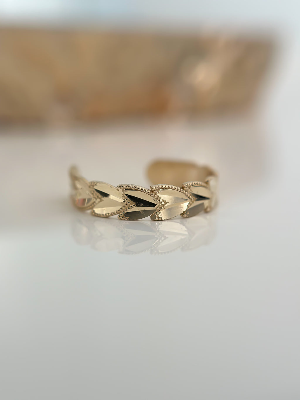 “Botanic Twist” Toe Ring - 14k Gold