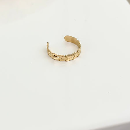 “Botanic Twist” Toe Ring - 14k Gold