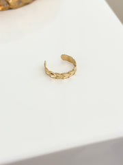 “Botanic Twist” Toe Ring - 14k Gold