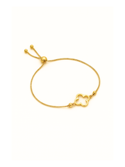 “Everyday Clover” Bracelet – 14k Solid Gold
