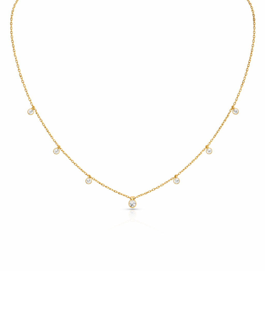 "Golden Glimmer" Necklace - 14k Gold