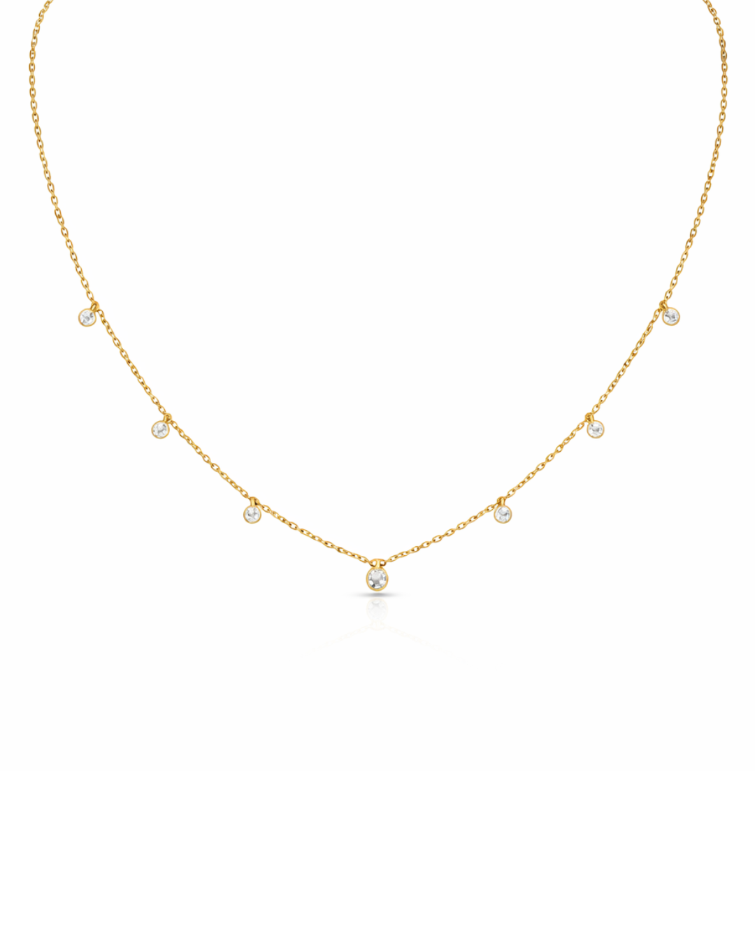 "Golden Glimmer" Necklace - 14k Gold