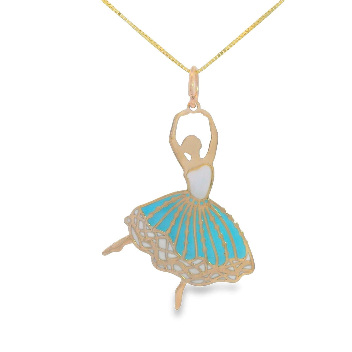 “Ballet Beauty” Pendant – Solid Gold