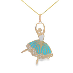 “Ballet Beauty” Pendant – Solid Gold