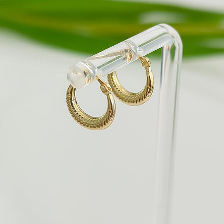 “Tiny Twist” Earrings - 14k Gold