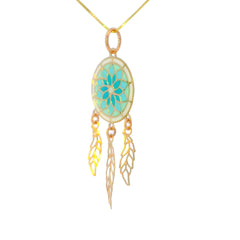 “Sacred Dreamcatcher” – 14k Solid Gold