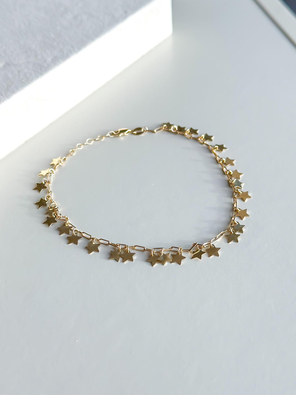 “Starlight” Anklet - 14k Gold