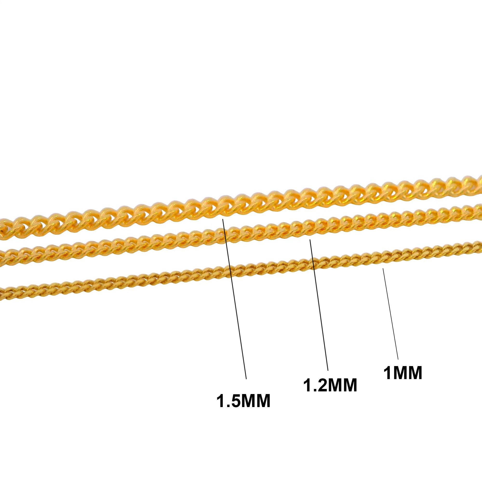 “Cuban Link” Chain - 14k Gold