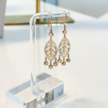 “Autumn Leaves” Earrings - 14k Gold