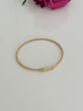 14k Gold “Beaded Bloom” Bracelets