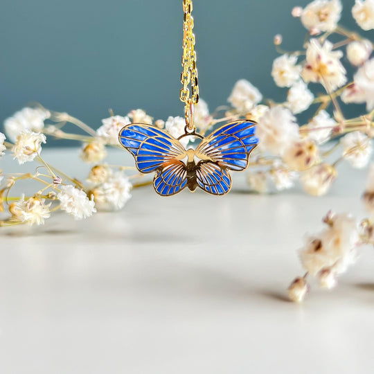 “Butterfly Dreams” Pendant - 14k Gold