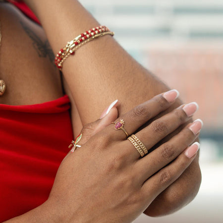 “Chain Link” Ring - 14k Gold