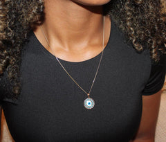 “Protective Eye” Pendant – 14k Solid Gold
