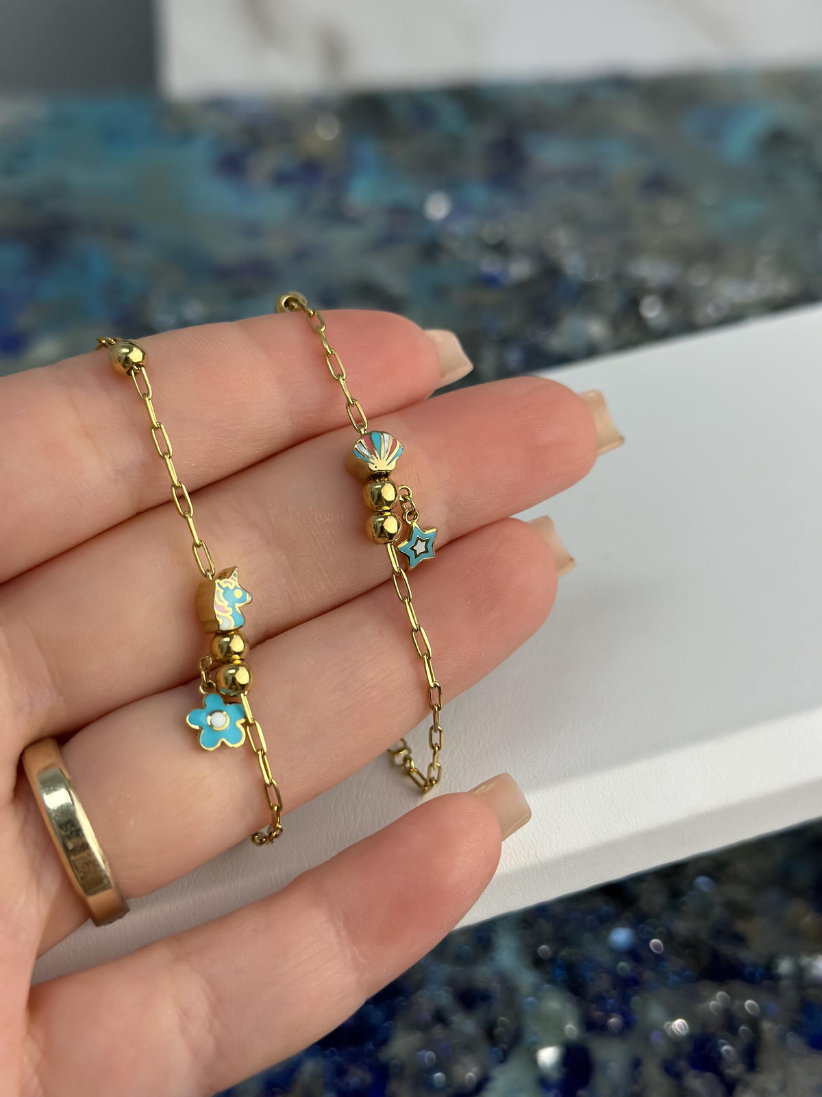"Whimsy Wonders" Bracelet - 14k Gold