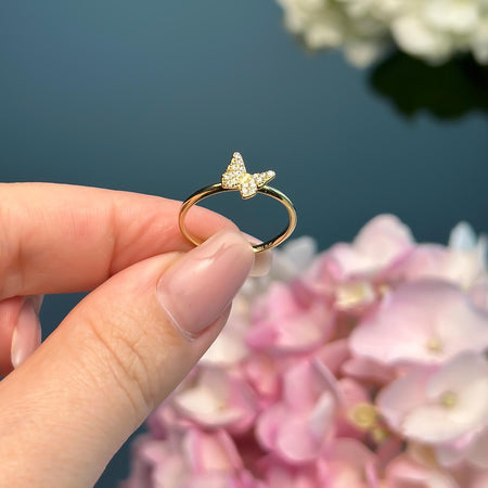 14k Gold “Wings of Light” Ring