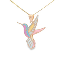 “Humming Bird” Pendant - 14k Gold