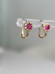“Royal Spark” Earrings - 14k Gold