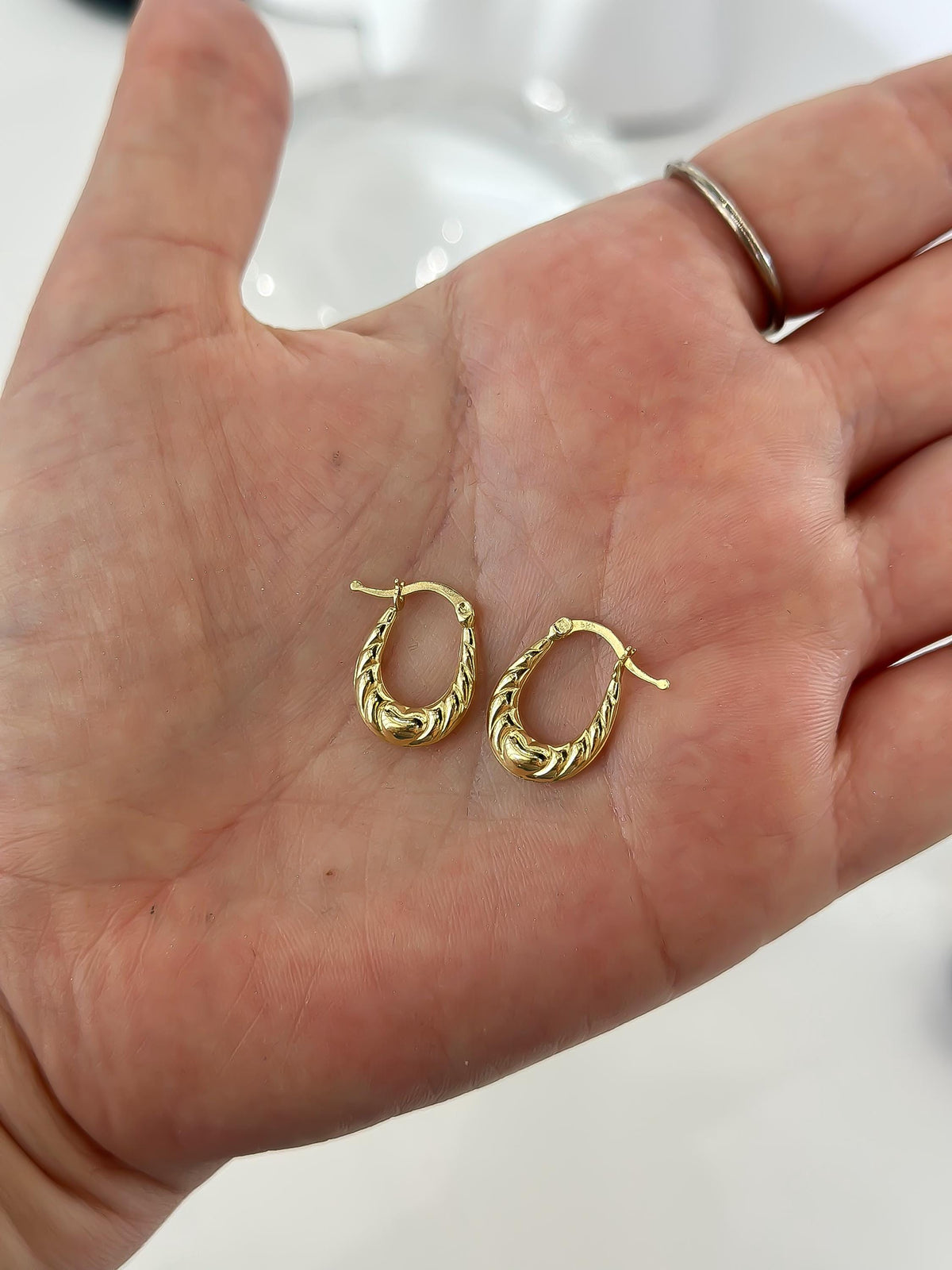 “Petite Heart” Earrings - 14k Gold