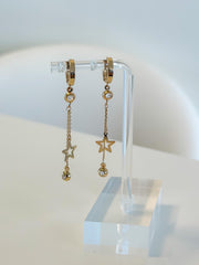 “Starry Drop” Earrings - 14k Gold