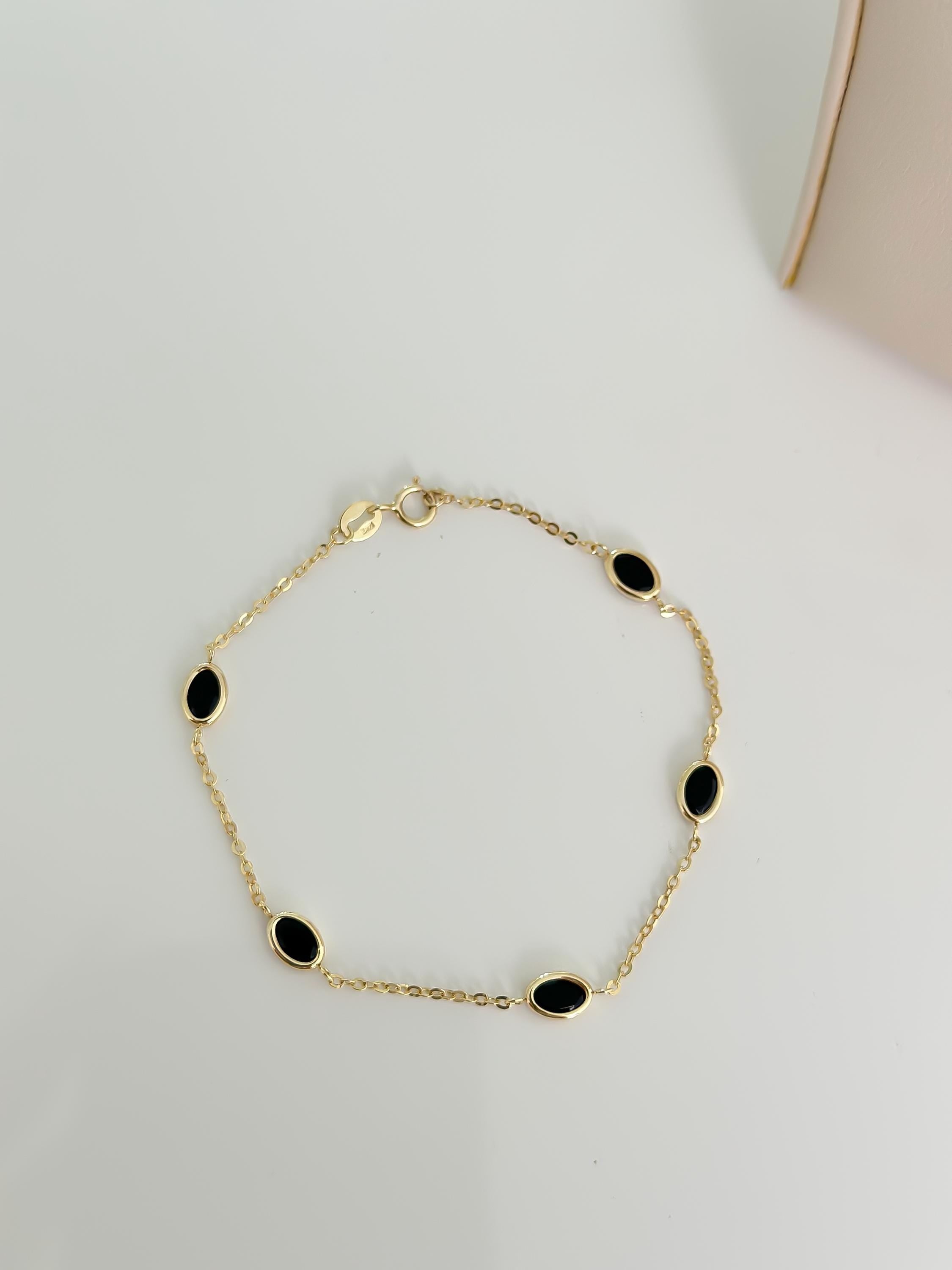 14k Gold “Midnight Grace” Set
