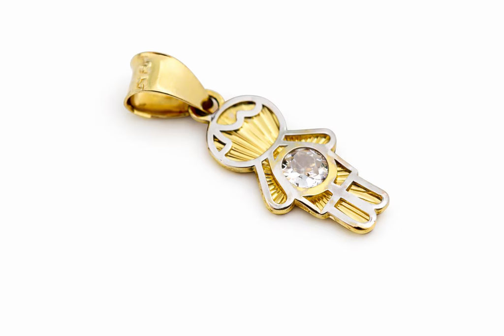 "Loved One” Pendant- 14k Solid Gold