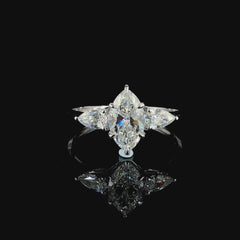 “Marquise Forever” Engagement Ring – 1.41CT Lab Diamond
